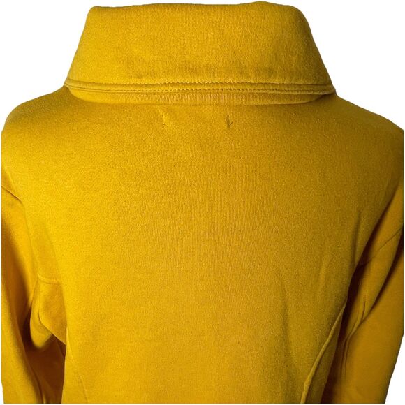Charlotte Russe Women’s Mustard Yellow Fleece Button Up Jacket Coat Sz XL - Picture 5 of 11